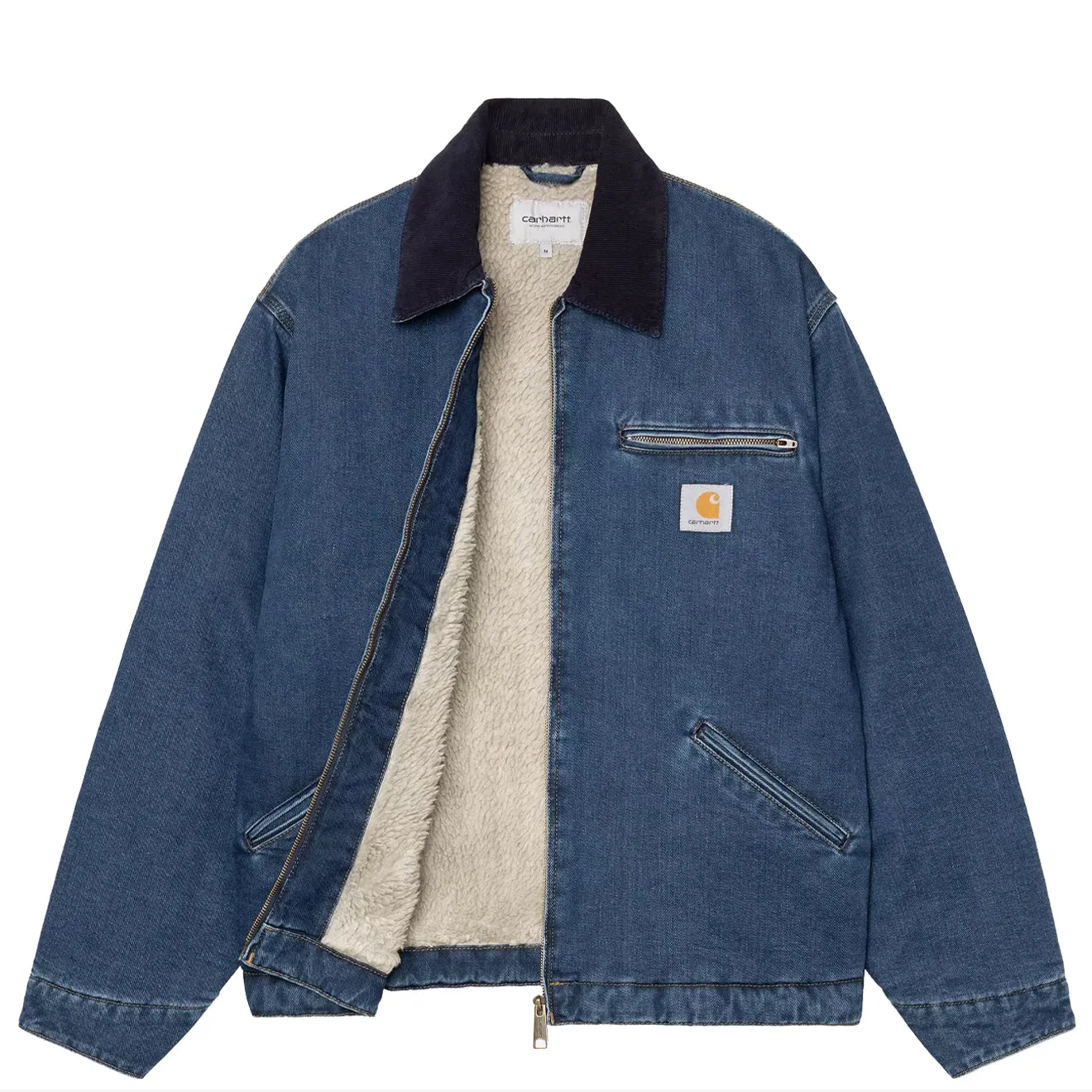 Carhartt Wip Og Detroit Jacket Blue / Dark Navy Stone Washed Online Exclusive Steal