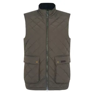 Barbour Fernwood Mens Quilted Gilet - Dark Olive Shop Save Today
