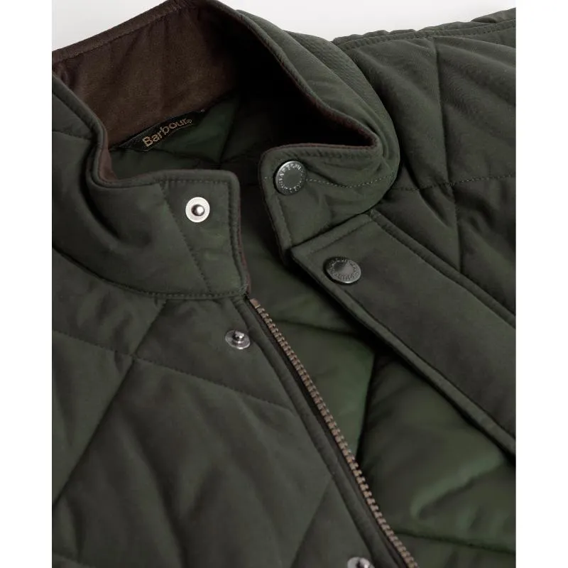 Barbour Winter Lowerdale Mens Quilted Gilet - Dark Olive Weekend Sale Special Sale Ending Soon