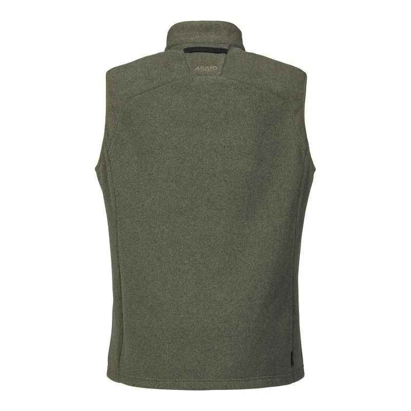 Musto Fenland Polartec Mens Fleece Gilet - Deep Green Special Savings Today