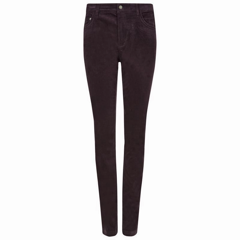 Big Hot Sale Dubarry Honeysuckle Ladies Stretch Pincord Jeans - Plum