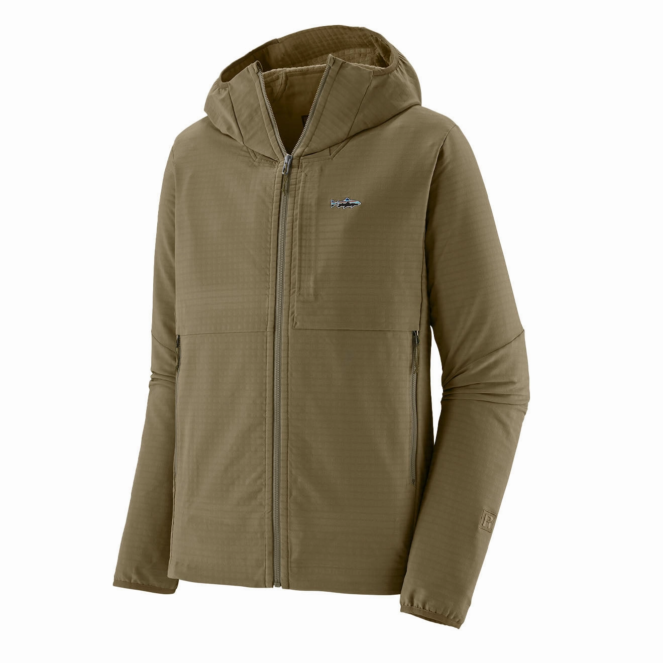 Patagonia R1 Techface Fitz Roy Trout Hoody Dark Ash Hot Pick Sale Mega Savings Now