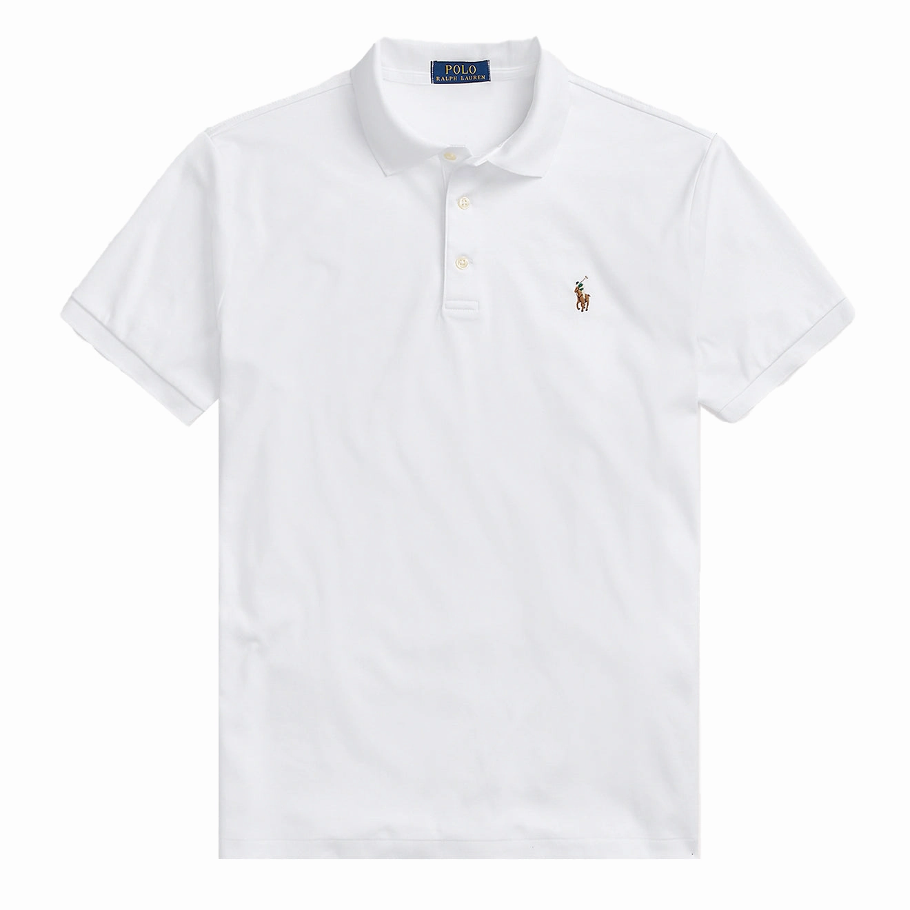Polo Ralph Lauren Pima Cotton Ss Polo Shirt Slim Fit White Shop Today Save Exclusive Online Discount