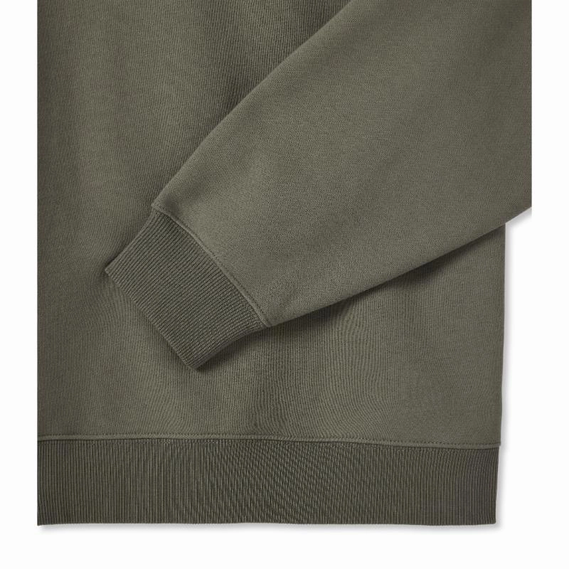 Instant Deal Today R.M.Williams Mulyungarie 1/4 Zip Mens Sweater - Olive