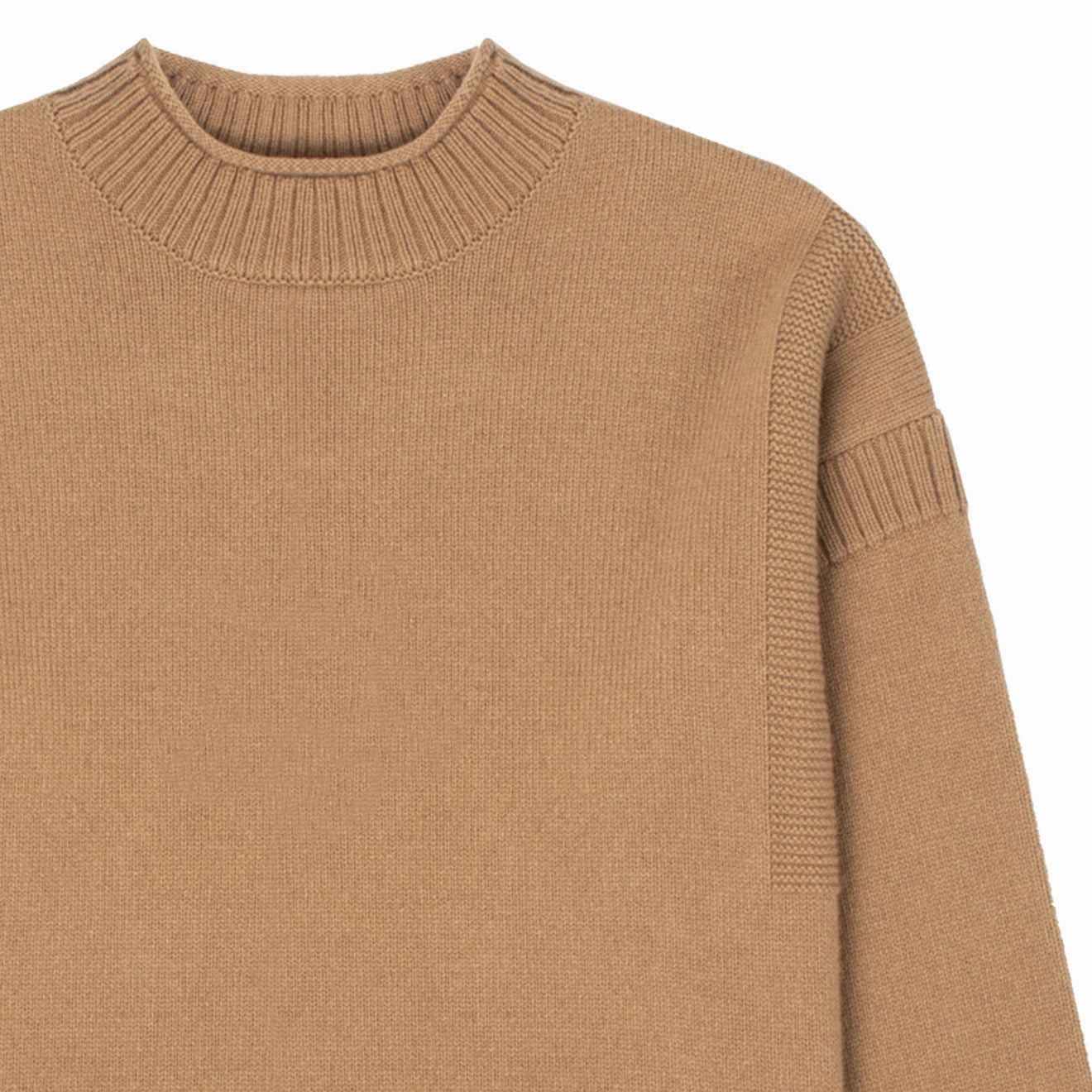 Save Big Today Sunspel Womens Fisherman Jumper Camel