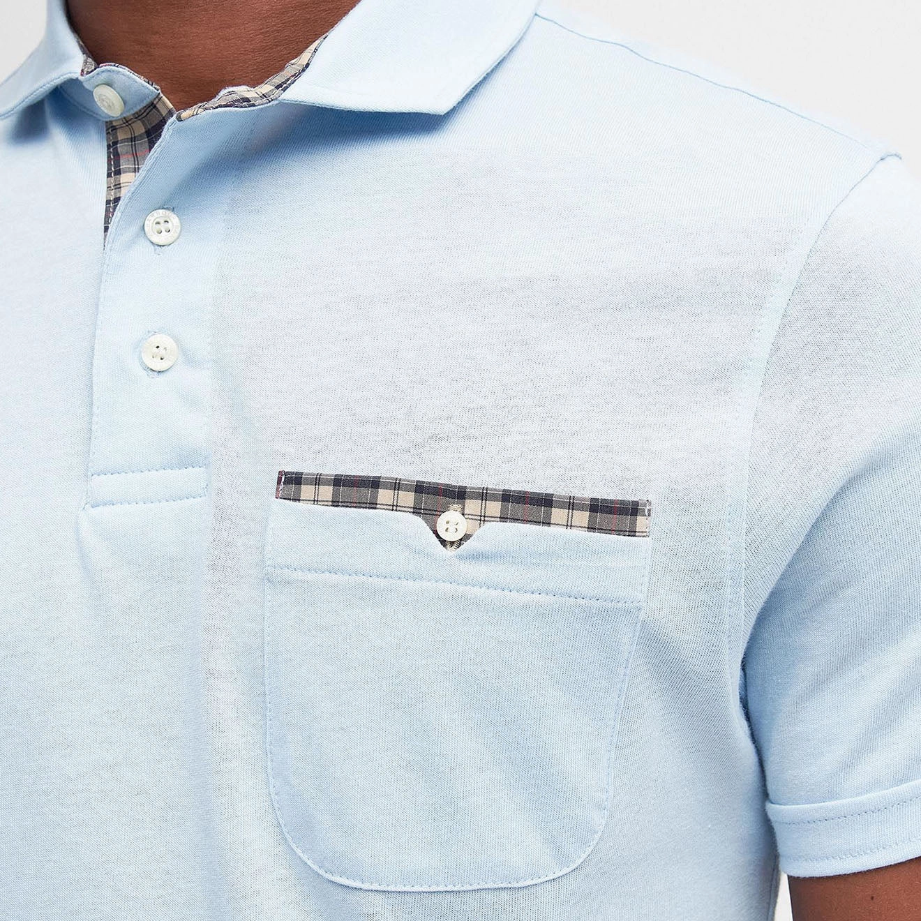 Barbour Corpatch Polo Shirt Sky Exclusive Holiday Deal