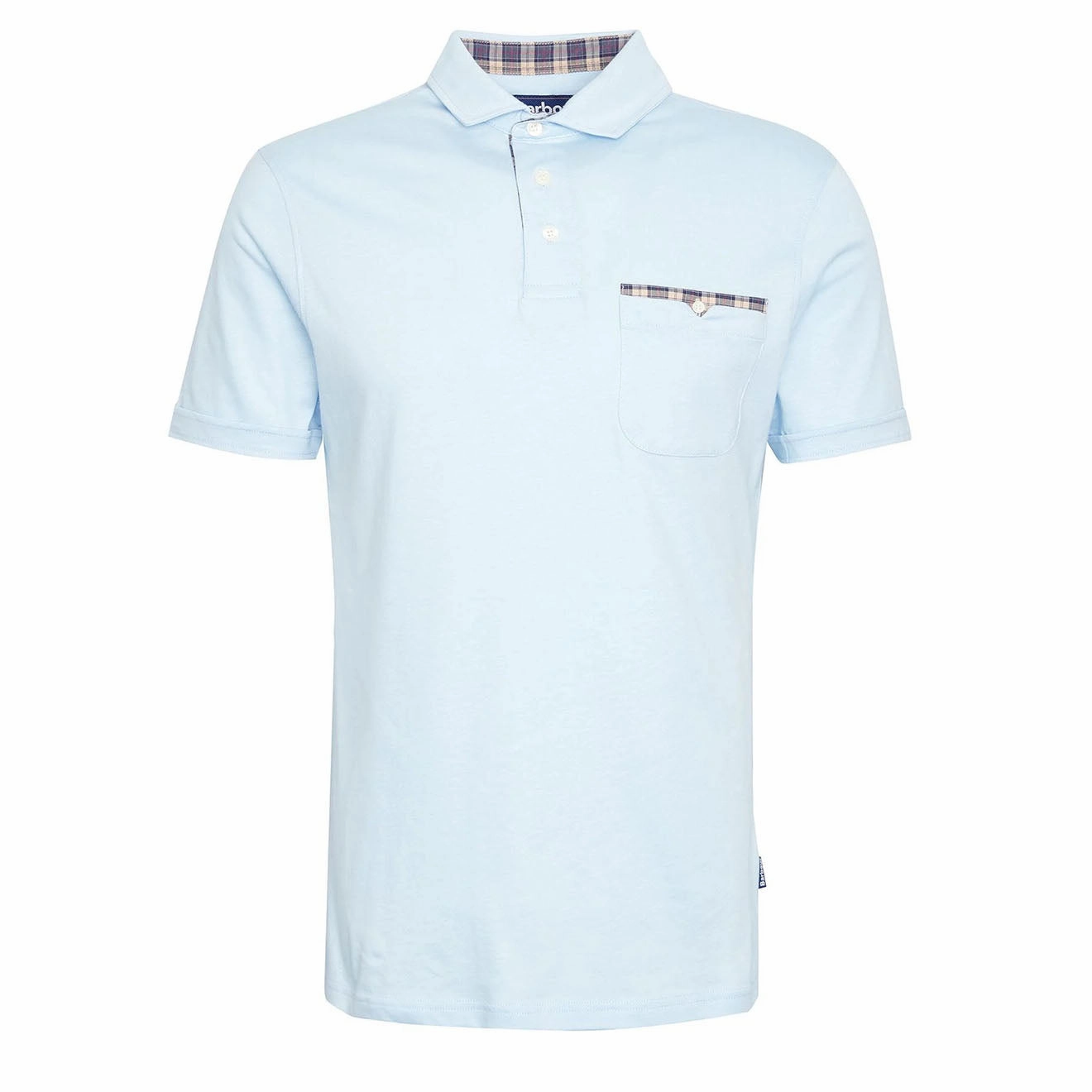 Shop the Savings Barbour Corpatch Polo Shirt Sky