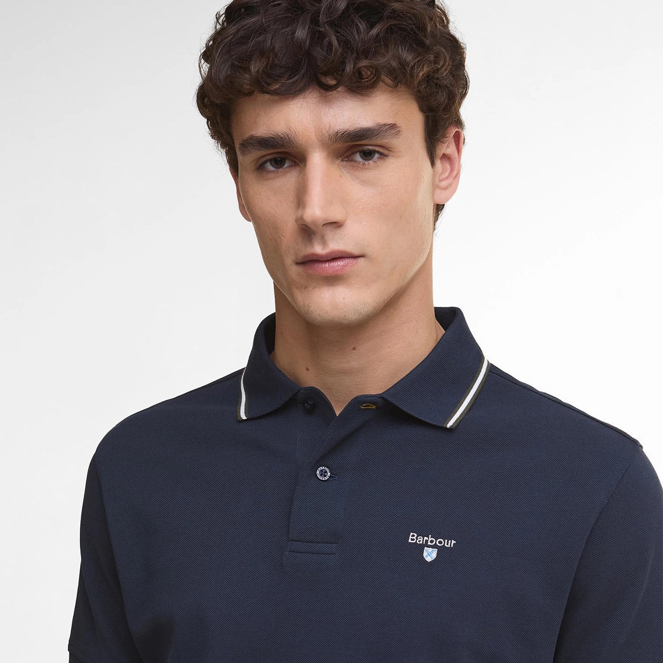 Barbour Fielding Tailored Polo Shirt Navy Flash Sale Now Weekend Sale Special