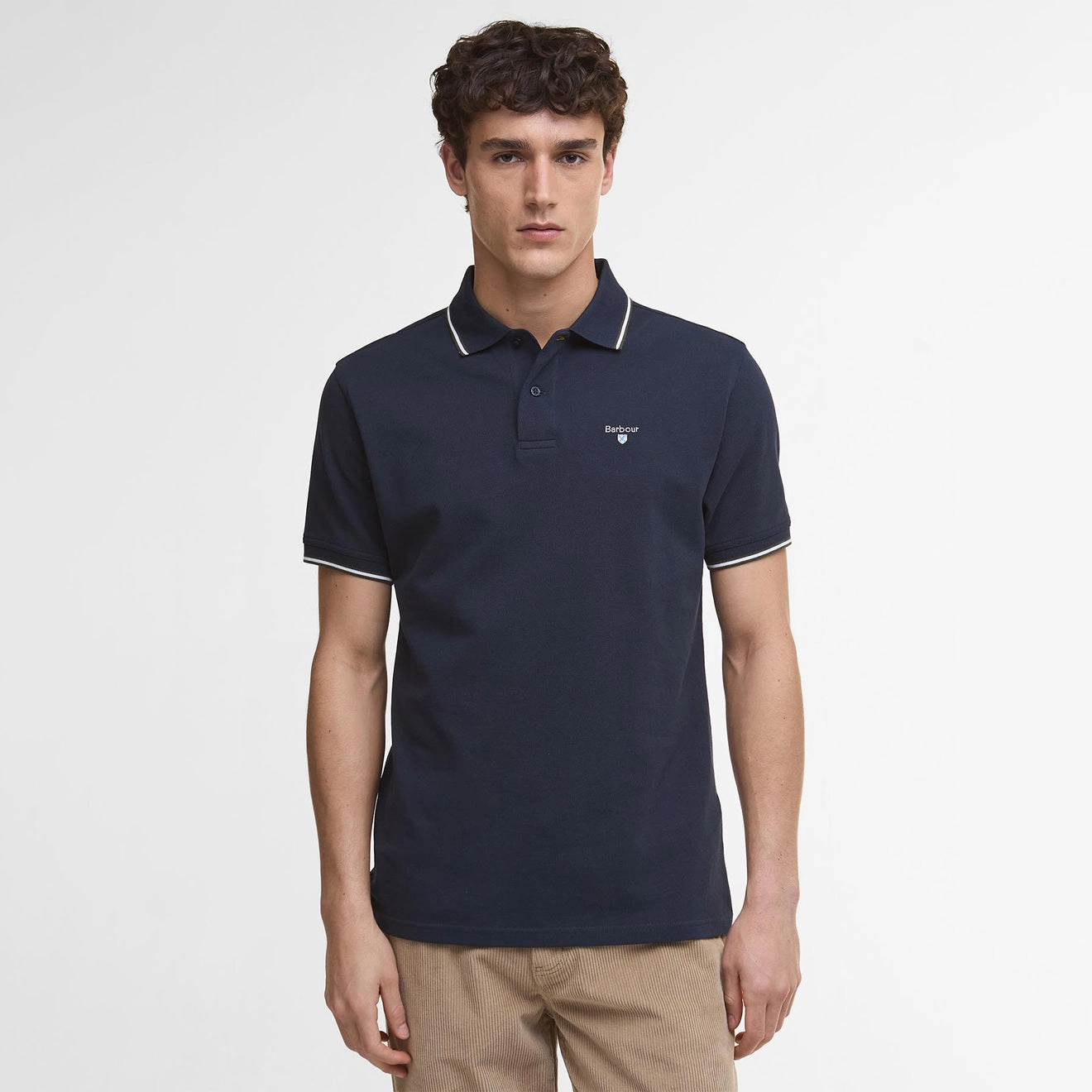 MustShop Sale Todays Steal Barbour Fielding Tailored Polo Shirt Navy