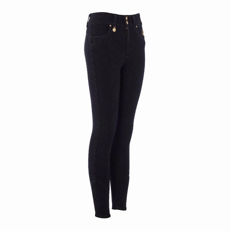 Holland Cooper Ladies Jodhpur Jeans - Washed Black Limited Stock Hot Deal