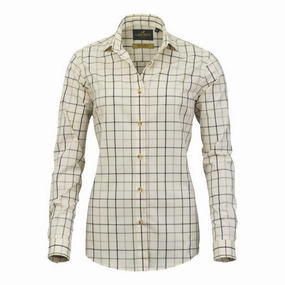 Laksen Bea Ladies Shirt - Grey/Supernavy/Woody Today Only Discount