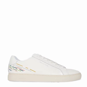 Instant Deal Today Paul Smith Rex Embroidery Trainers White