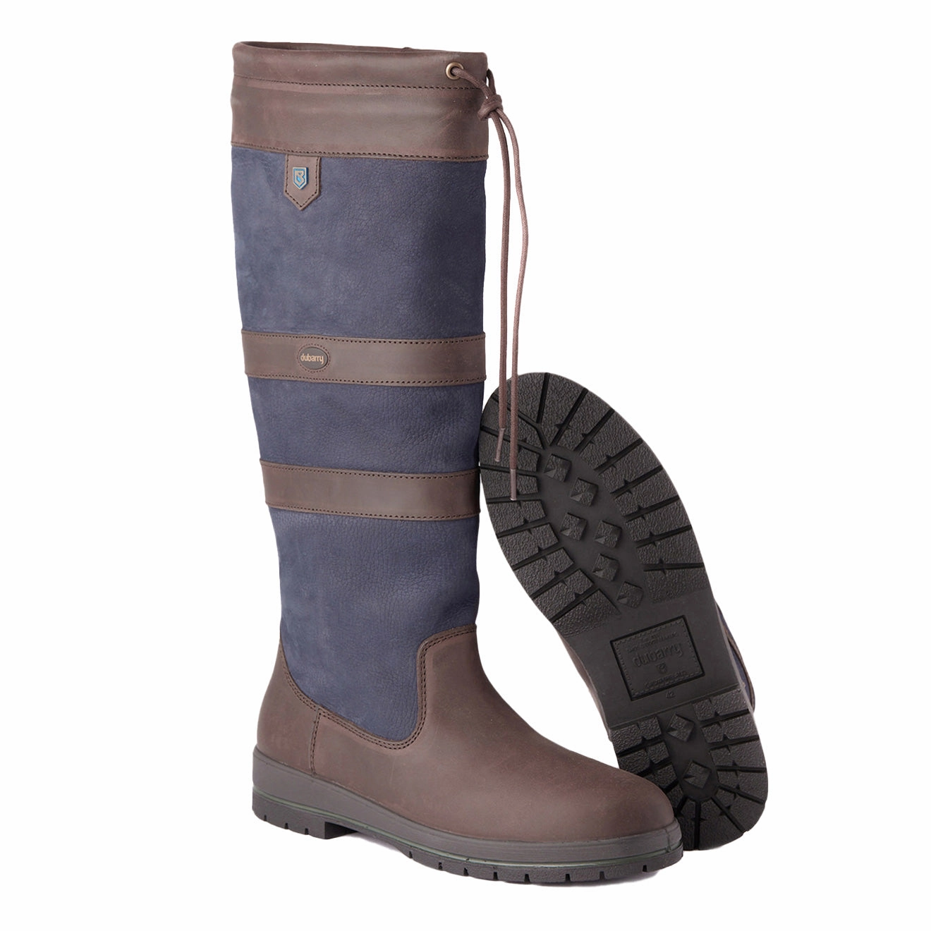 Today Only Hot Sale Dubarry Womens Galway Gore-Tex Leather Boot Navy / Brown
