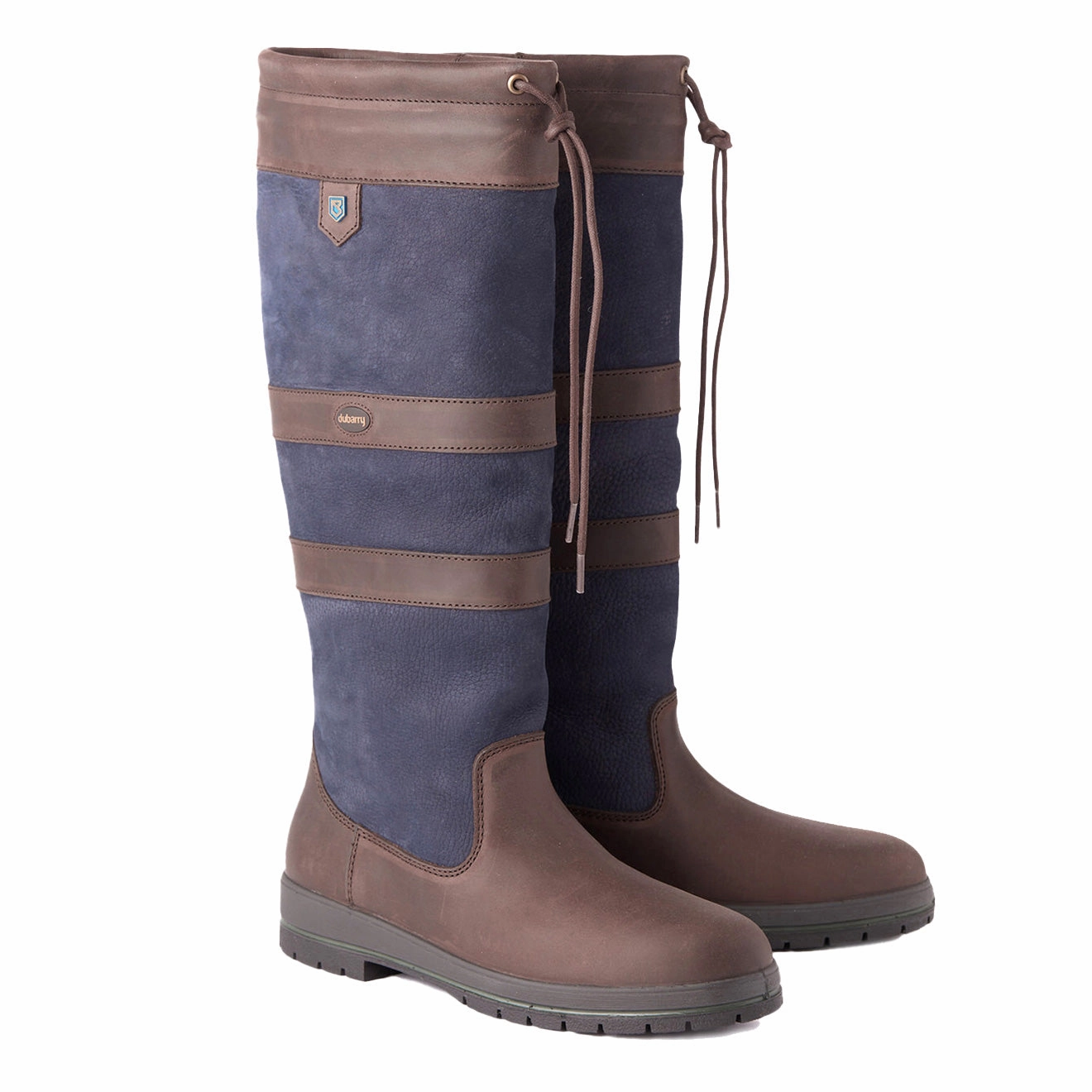 Dubarry Womens Galway Gore-Tex Leather Boot Navy / Brown Best Seller Discount Trending Savings Now