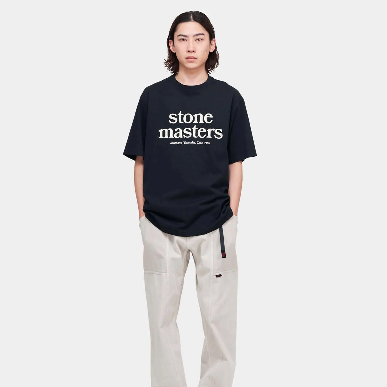 Gramicci Stonemasters Tee Black Trending Now Discount