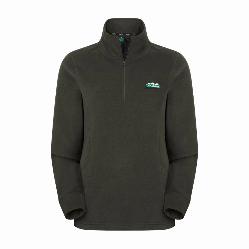 Todays Special Picks Ridgeline Narvik 1/4 Zip Ladies Fleece Jumper - Deep Forest