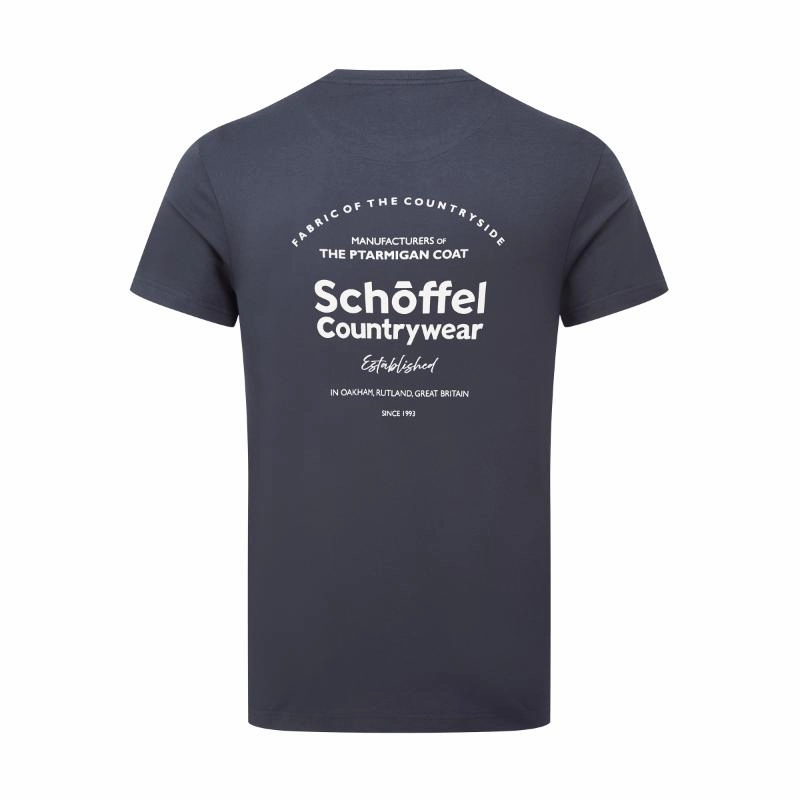 Shop Smart Save Hot Offer Event Schoffel Talland Mens T-Shirt - Navy Heritage Print