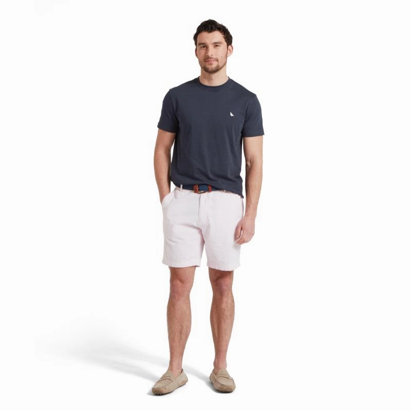 Schoffel Talland Mens T-Shirt - Navy Heritage Print Todays Trending Deals Clearance Alert Now