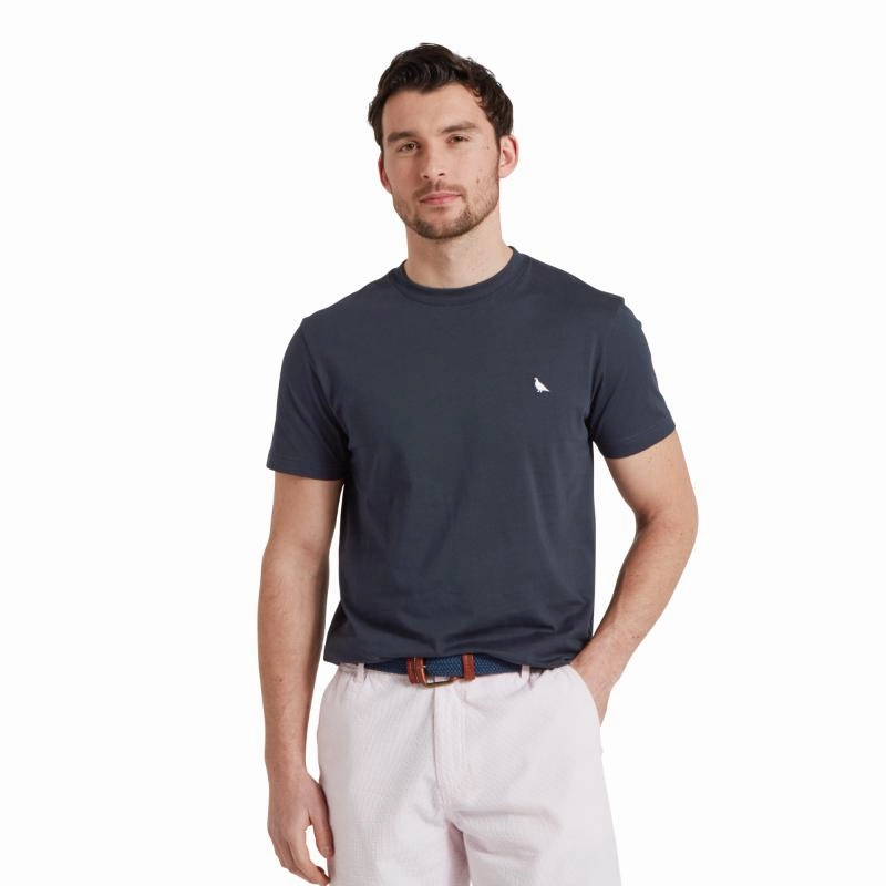 Todays Hot Pick Clearance Sale Schoffel Talland Mens T-Shirt - Navy Heritage Print