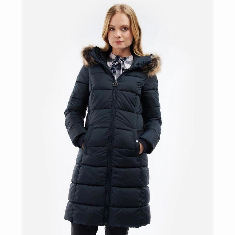 Best Price Today Dont Miss Big Savings Barbour Rosoman Ladies Quilted Jacket - Dark Navy