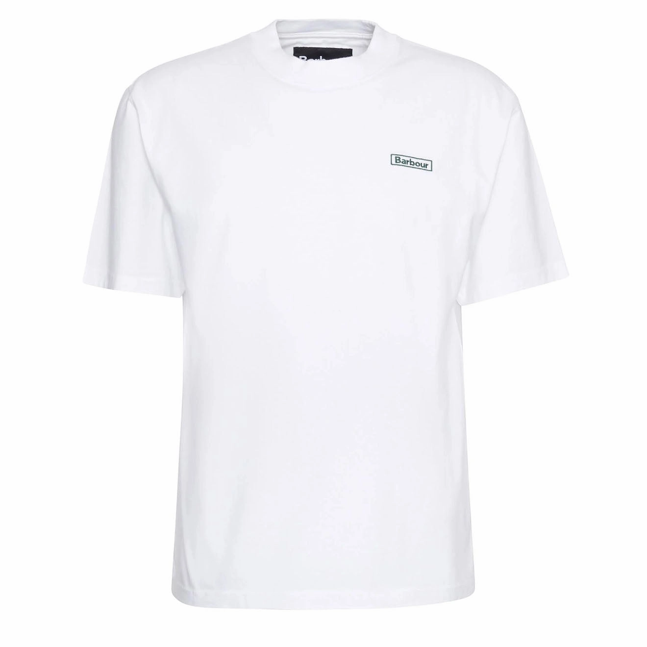 Todays Steal Barbour Walton Embroidered Fit T-Shirt White