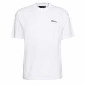Todays Steal Barbour Walton Embroidered Fit T-Shirt White