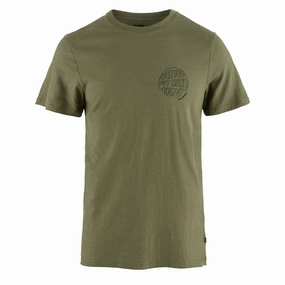 Fjallraven Hemp Blend Out Here T-Shirt Green Todays Special Savings Sweet Deal Inside
