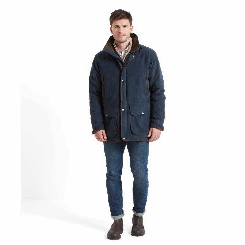 Mega Discount Today Exclusive Savings Event Schoffel Oundle Mens Country Waterproof Coat - Navy