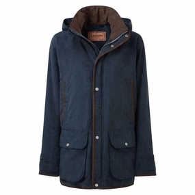 Schoffel Oundle Mens Country Waterproof Coat - Navy Flash Deal Today
