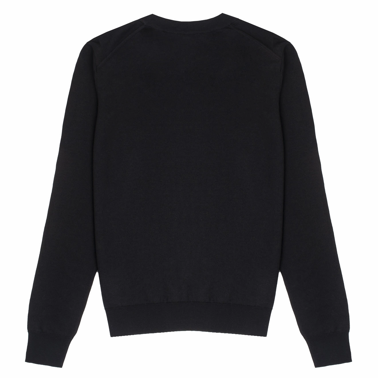 Weekend Specials Sunspel Womens Merino Silk Crew Neck Jumper Black