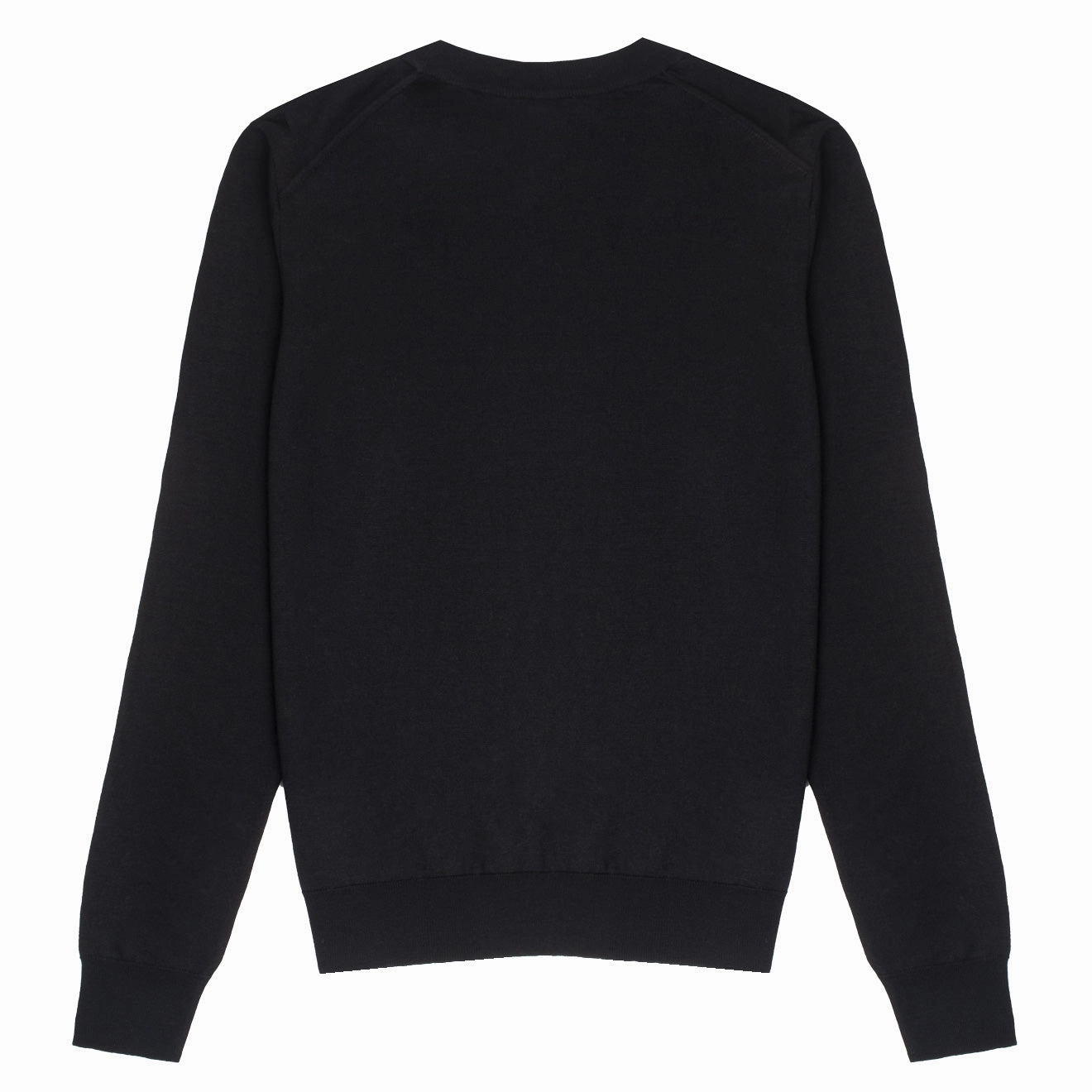 Weekend Flash Offer MustHave Items Sunspel Womens Merino Silk Crew Neck Jumper Black