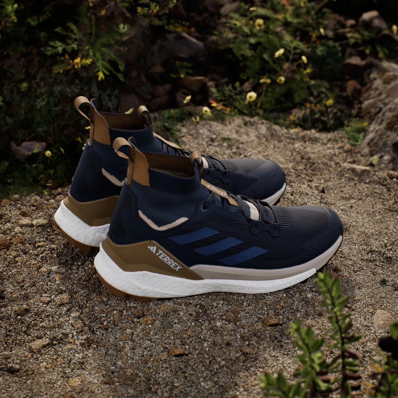 Grab Todays Deal Flash Deal Today Adidas Terrex Free Hiker 2.0 Hiking Shoe Legend Ink / Wonder Steel