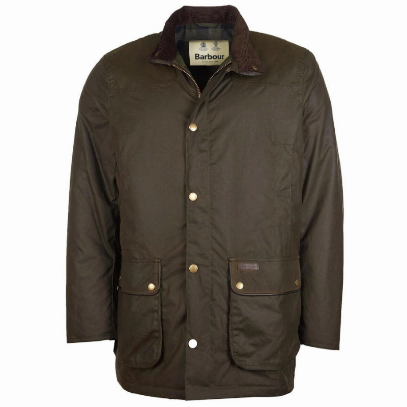 Barbour Hartlington Mens Wax Jacket - Olive Limited Time Hot Deal