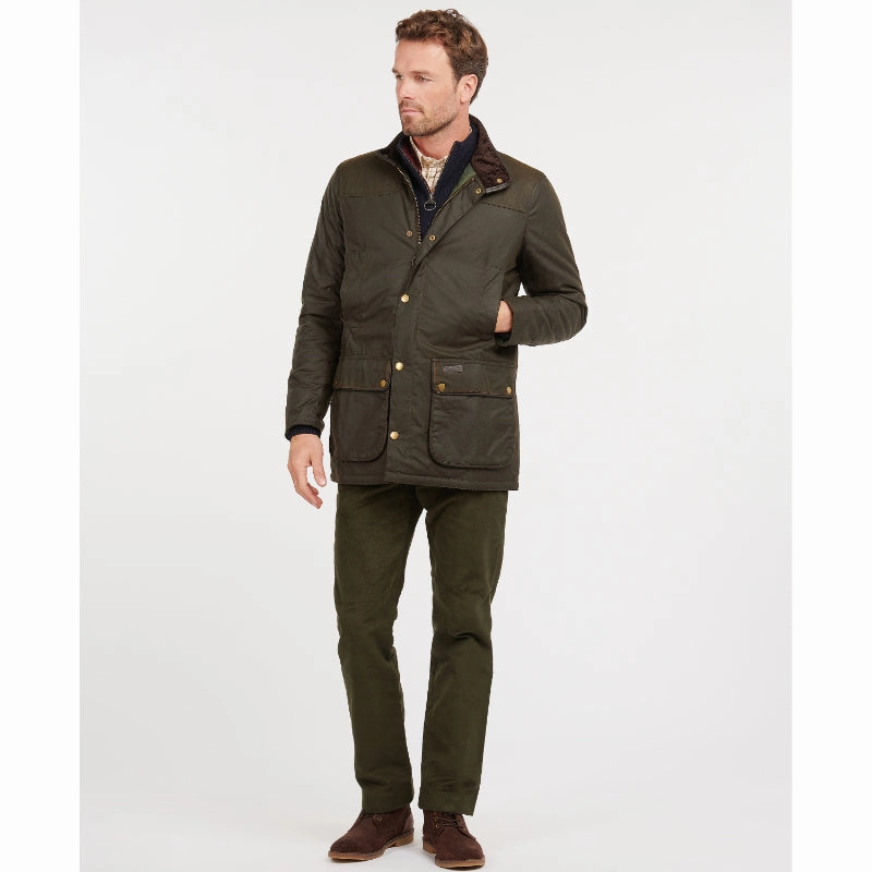 Todays Mega Savings Hot Sale Alert Barbour Hartlington Mens Wax Jacket - Olive