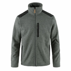 Fjallraven Buck Fleece Grey Melange Hot Offer Event Weekend Flash Offer