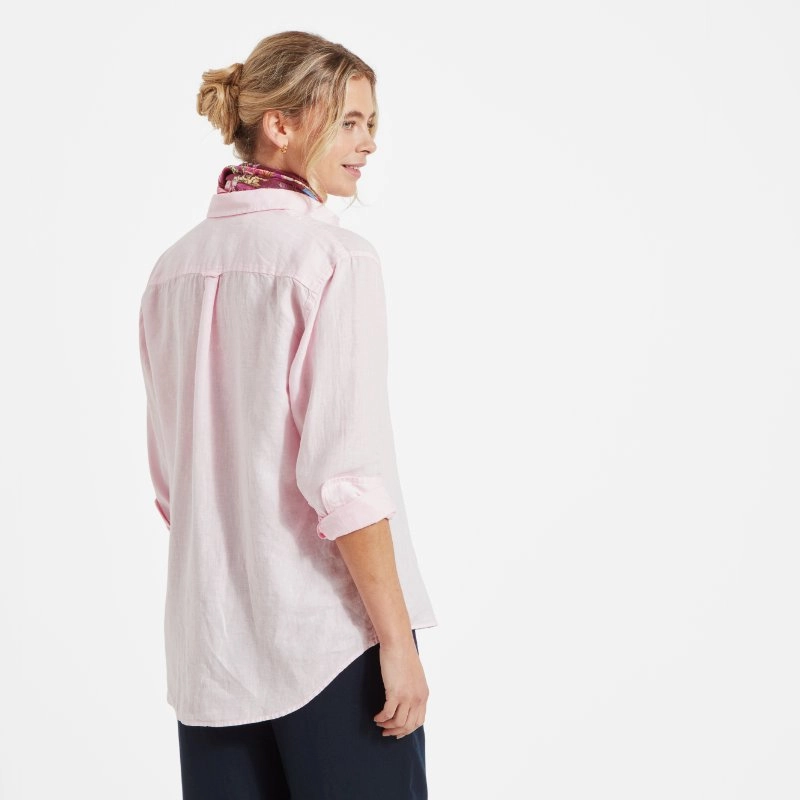 Schoffel Salthouse Ladies Linen Shirt - Pale Pink Trendy Picks Today