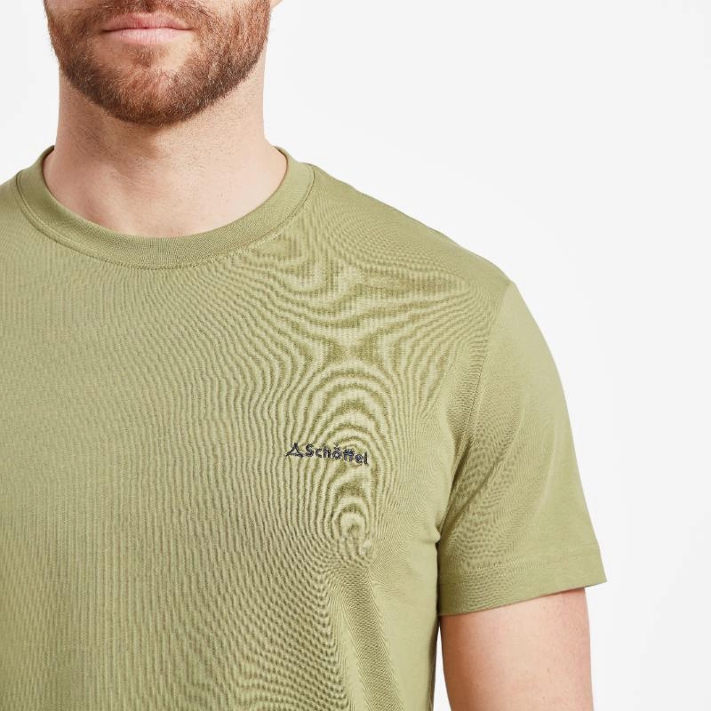 Schoffel Trevone Mens T-Shirt - Light Khaki Green Today Only Offer Todays Special Picks