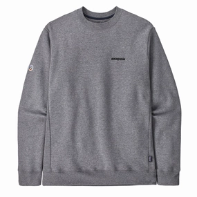 Patagonia Fitz Roy Icon Uprisal Crew Sweatshirt Gravel Heather Todays Steal Flash Pick Today