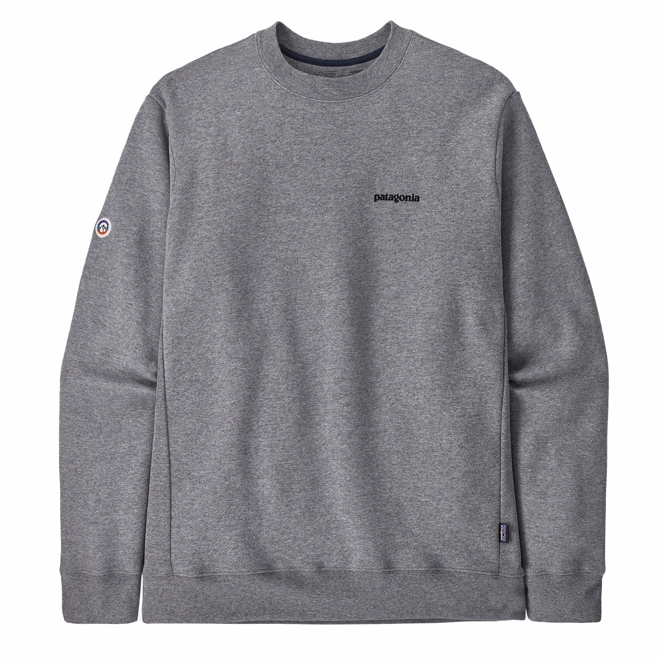 Biggest Savings Now Grab the Deal Now Patagonia Fitz Roy Icon Uprisal Crew Sweatshirt Gravel Heather