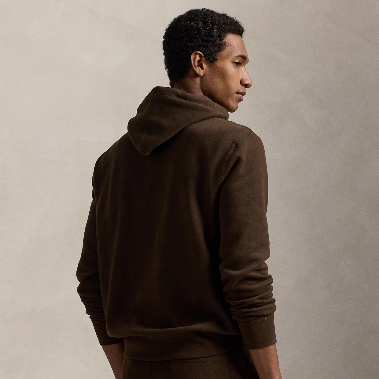 Trending Now Offer Polo Ralph Lauren Fleece Hooded Sweat Nutmeg Brown