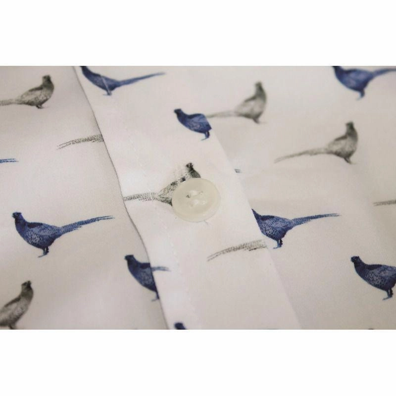 Exclusive Deal Inside William Powell Ladies Standing Pheasant Shirt - White