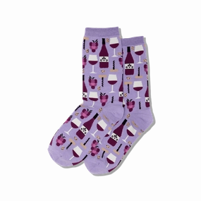 Save Today Event Unmissable Deal Today Women'S Wine Crew Socks
