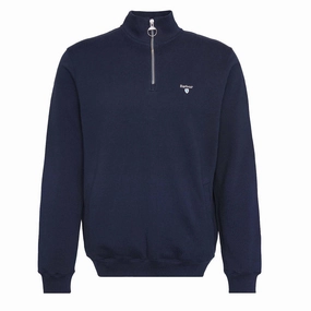 Clearance Sale Daily Deal Frenzy Barbour Beckhill Half Zip Sweatshirt Navy