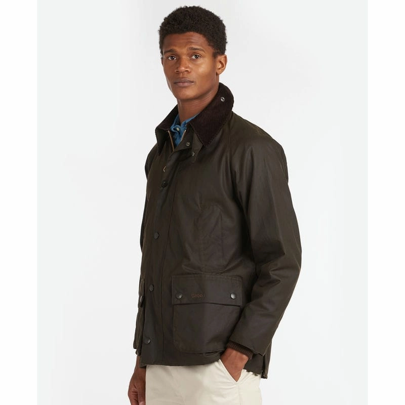 Trending Hot Deal Online Exclusive Deal Barbour Classic Bedale Mens Wax Jacket - Olive