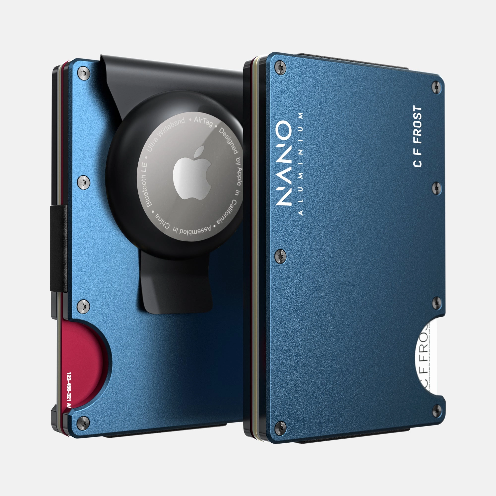 Personalised Airtag Money Clip Wallet (Riviera Navy) Shop the Savings Dont Miss This Steal