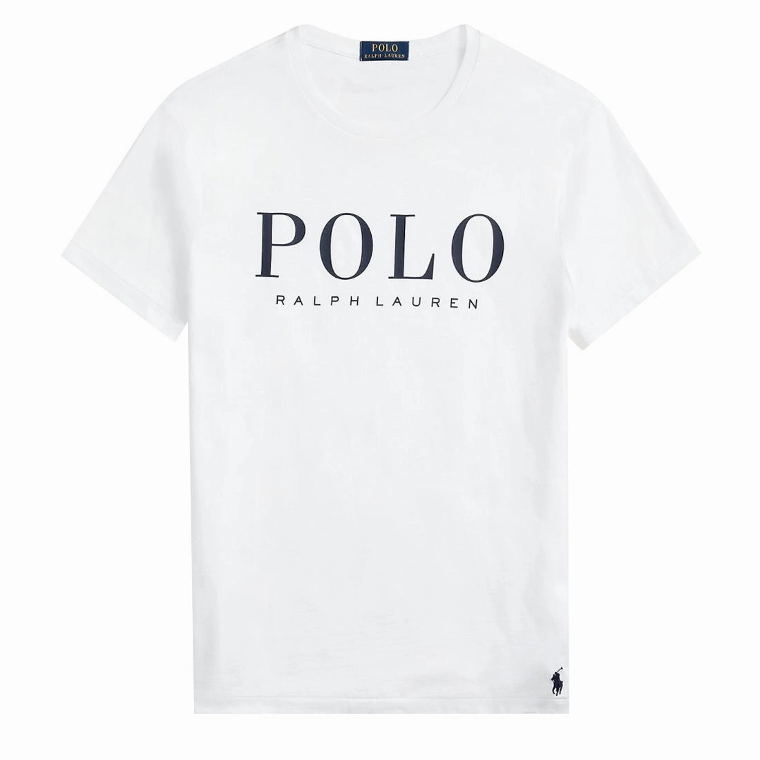 Limited Time Steal Polo Ralph Lauren Custom Slim Fit Logo Jersey T-Shirt White
