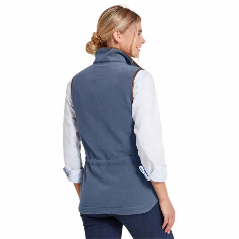 Best Price Today Schoffel Ladies Lyndon Fleece Gilet - Storm Blue