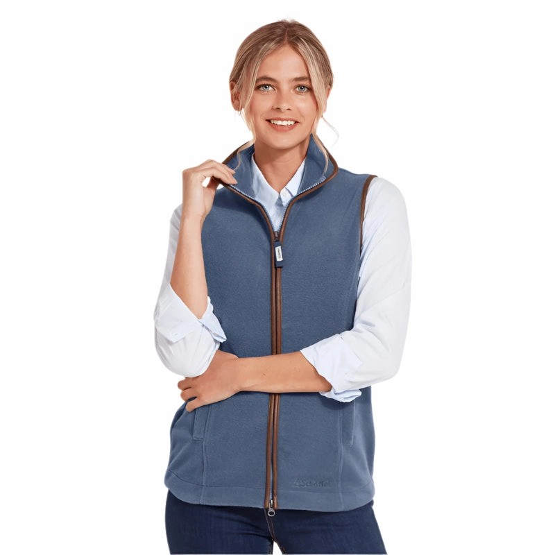 Surprise Offer Now Schoffel Ladies Lyndon Fleece Gilet - Storm Blue