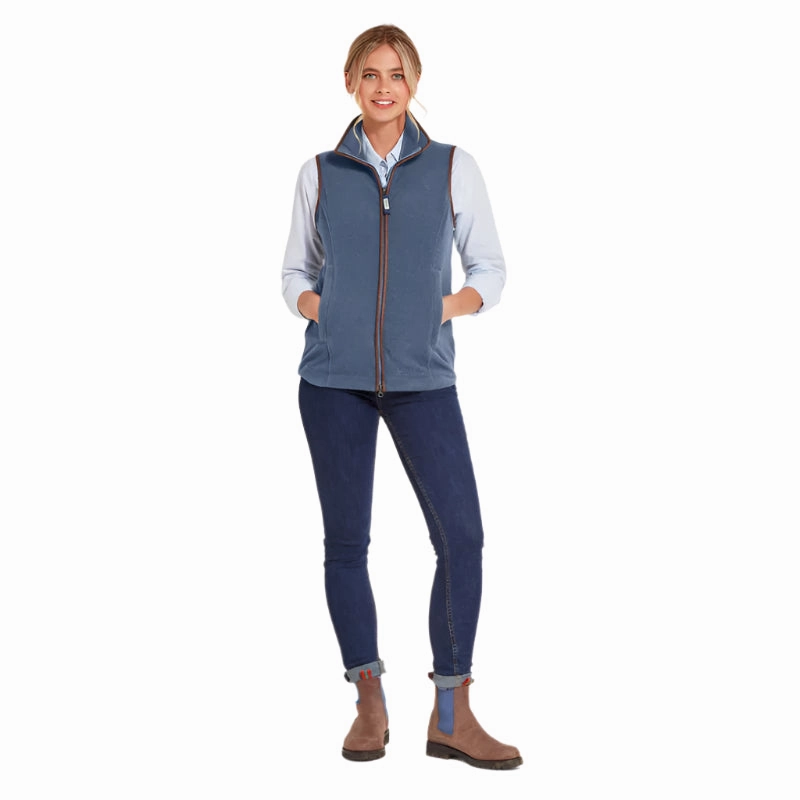 Price Drop Frenzy Online Deal Frenzy Schoffel Ladies Lyndon Fleece Gilet - Storm Blue