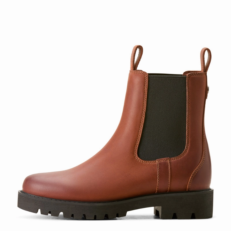 Hot Price Drop Ariat Wexford Lug Mid Waterproof Ladies Boot - Rockwood